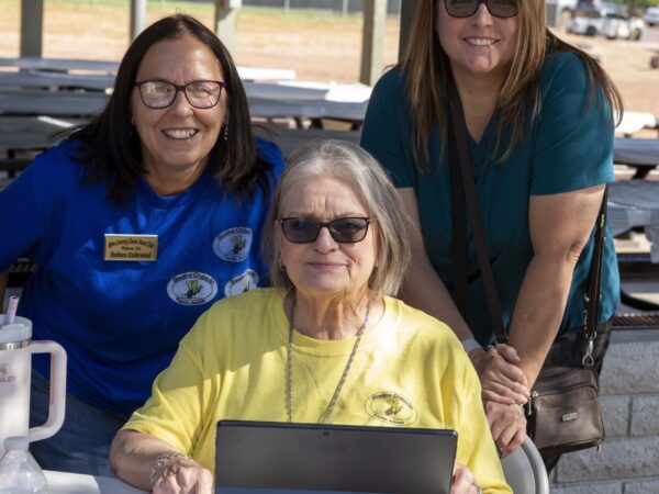 Registration Team at Burger Burn on Friday